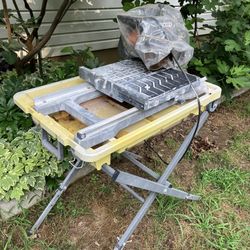 Not Working Tile Saw Tile, Cutter Table, Portable