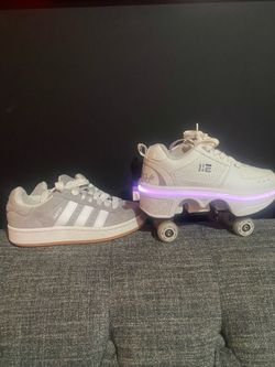 Size 4 Adidas, Uggs Shoes and Skates