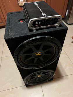 Kicker Subwoofers and Amp