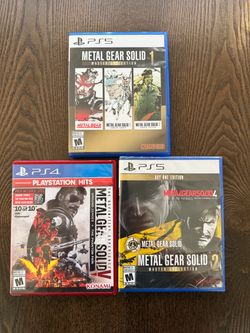 Metal Gear Solid PS4 & PS5 Game Bundle (3 Games)
