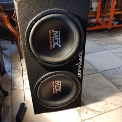 MTX SUB WOOFER AND BOX GREAT SOUNDS!