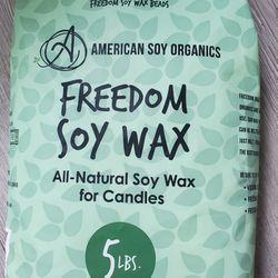 5 Lbs Freedom Soy Wax For Candle Making 