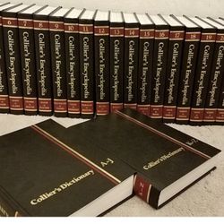 Colliers Encyclopedia Set 1-24 & Dictionary