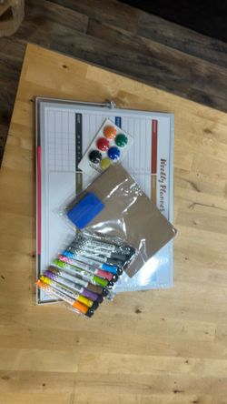 Weekly planer and white board