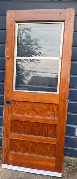 32x80 Solid Wood Door with Window