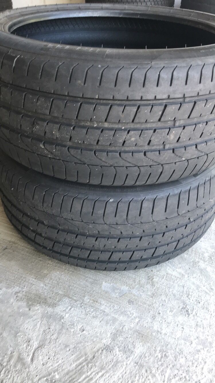 (2) Pirelli p zero 265/35ZR20