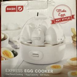 New Egg Cooker &  8 Egg Rings