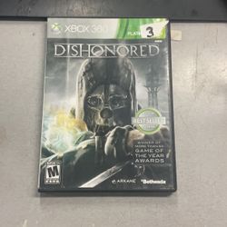 Dishonored Xbox 360 Game