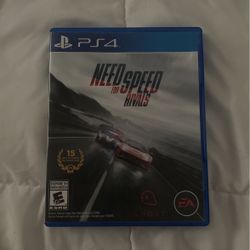 Ps4 disk Need For Speed Rivals 