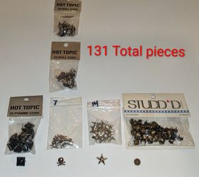 131 Assorted Metal Studs