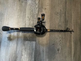 Retractable Bait Casting Fishing Rod