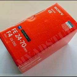 Sony FE 24-70mm F4 ZA OSS FE Zeiss Lens SEL2470Z