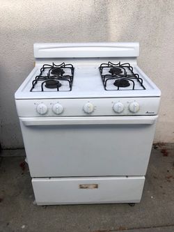 Amanna 30" gas oven white