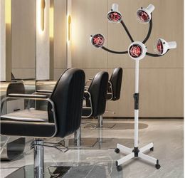 LOYALHEARTDY 750W 5-Head Infrared Salon Heat Lamp
