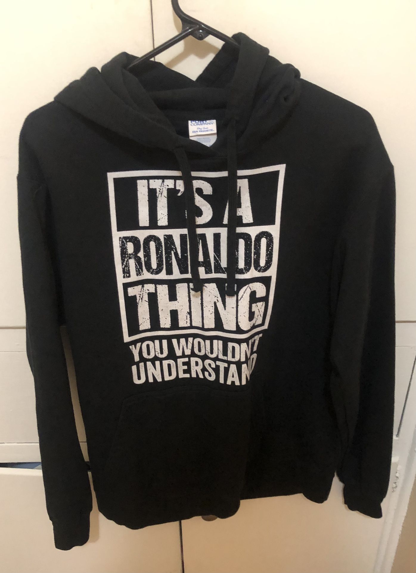 Ronaldo Mens Size Large Hoodie 