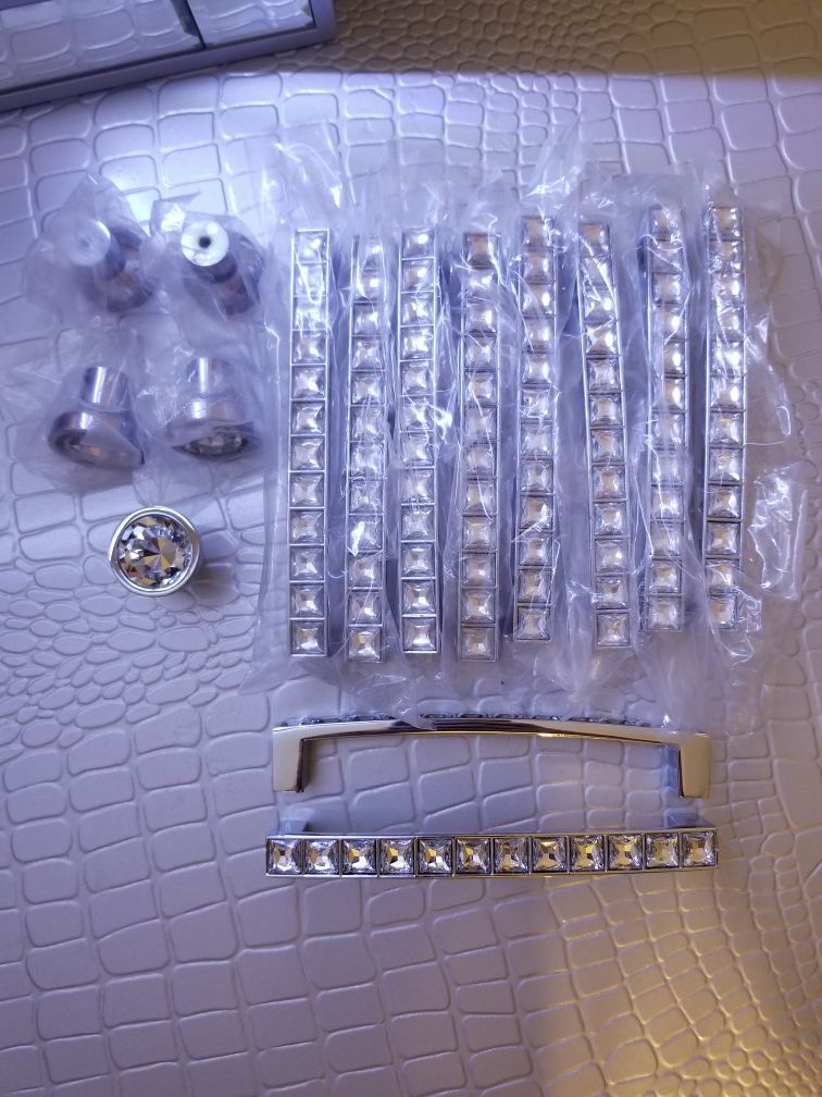 New Swarovski crystal drawer pulls