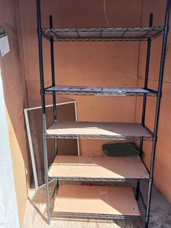 6 ft Tall 5-shelf Storage Shelves