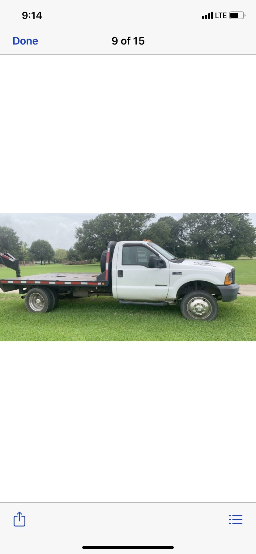 F450 ford flatbed truck