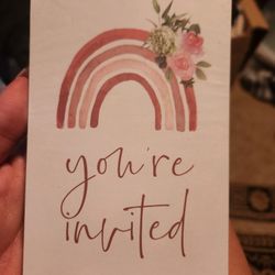 It's A Girl- Baby shower invitations  (Cards Only)