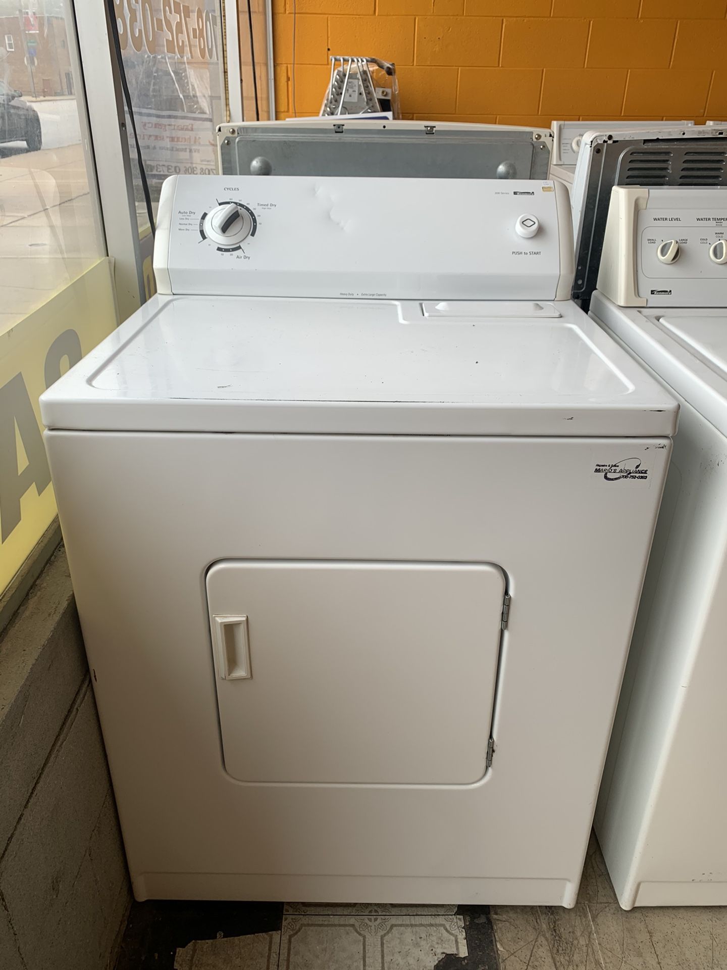 Kenmore Electric Dryer With Warranty