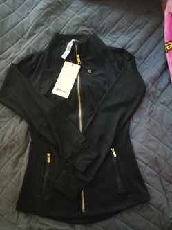 Lululemon define jacket-gold zipper