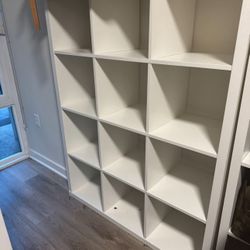 IKEA KALLAX Shelf unit, white, 43 7/8x57 5/8 "