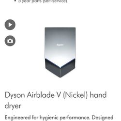 Dyson Airblade Dryer