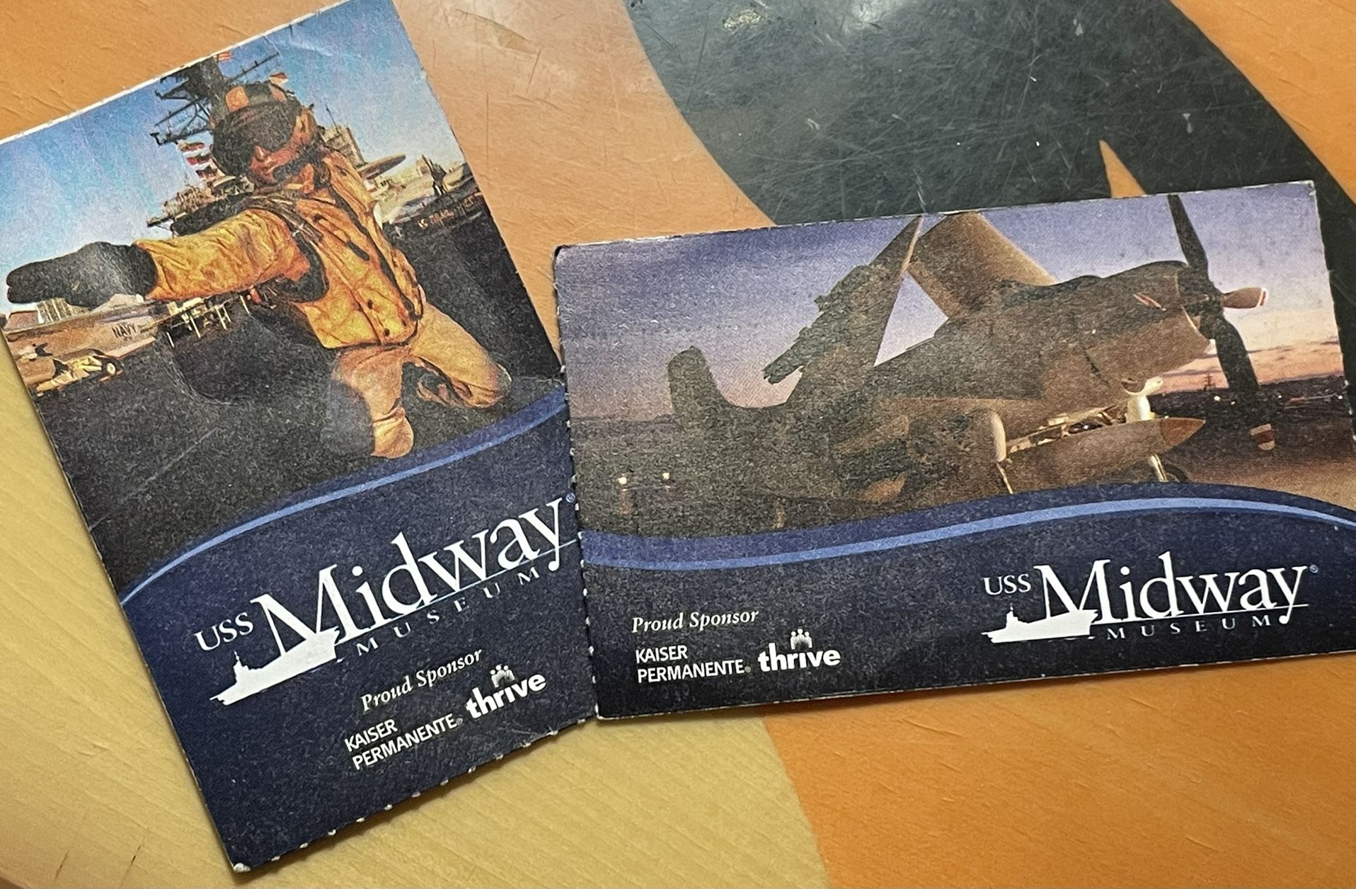 2 USS Midway Guest Passes