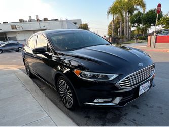 2017 Ford Fusion Hybrid Titanium Leather Apple Carplay Black