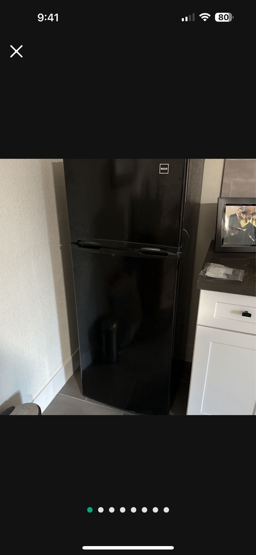 RCA Refrigerator And Freezer 21x 55 In List $399 Plus Tax