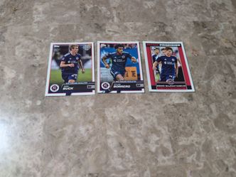 Topps MLS New England Revolution Trading Cards Lot