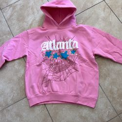 Sp5der Atlanta Hoodie 'Pink'  Size XL