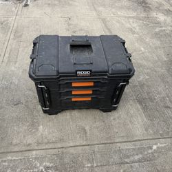 RIDGID Pro Gear Organizer 14.6 in. 3 Drawer