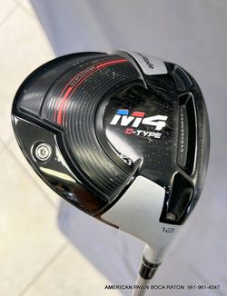 Taylormade M4 D-type 12 deg driver Matrix White Tie 45g L Flex No HC RH 45.5" Used 
