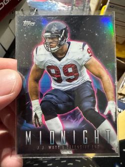 Topps J.J. Watt Midnight Football Card