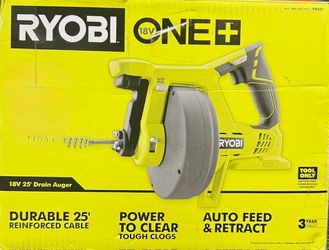 Ryobi 18v 25' Drain Auger 