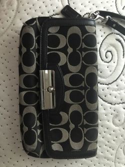 Authentic coach wristlet