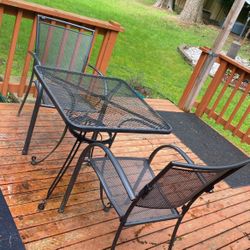 Bistro Table With Two Chairs