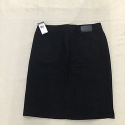 Ralph Loren  Black Skirt Denim  Size 10 Brand New  Old Collection 
