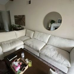 White Cloud Couch Modular Sectional Sofa 