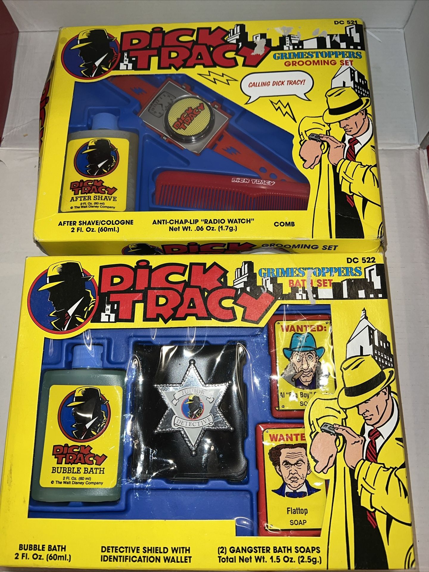Nib Dick Tracy Grooming Set & Bath Set