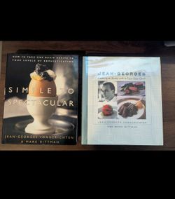 Jean Georges Celebrity Chef 2 Cookbooks