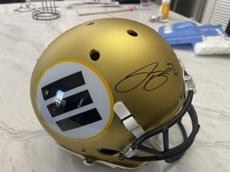 LE'VEON BELL SIGNED FULL SIZE PITTSBURGH STEELERS REPLICA HELMET JSA COA
