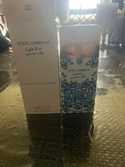 Dolce and Gabbana light blue summer vibes women