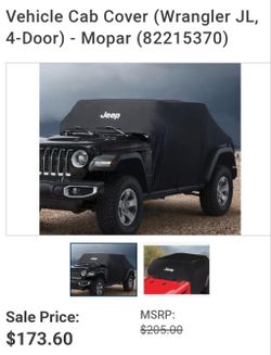 2018 To 2023 Jeep Wrangler Jl Top Off Cover