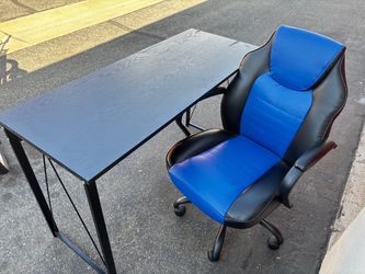 Desk and chair