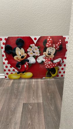 Mickey and Minnie mouse love poster