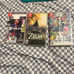 Breath Of The Wild, Smash Bros Ultimate, FIFA 21