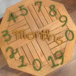 Monthly Milestones Markers Knitted