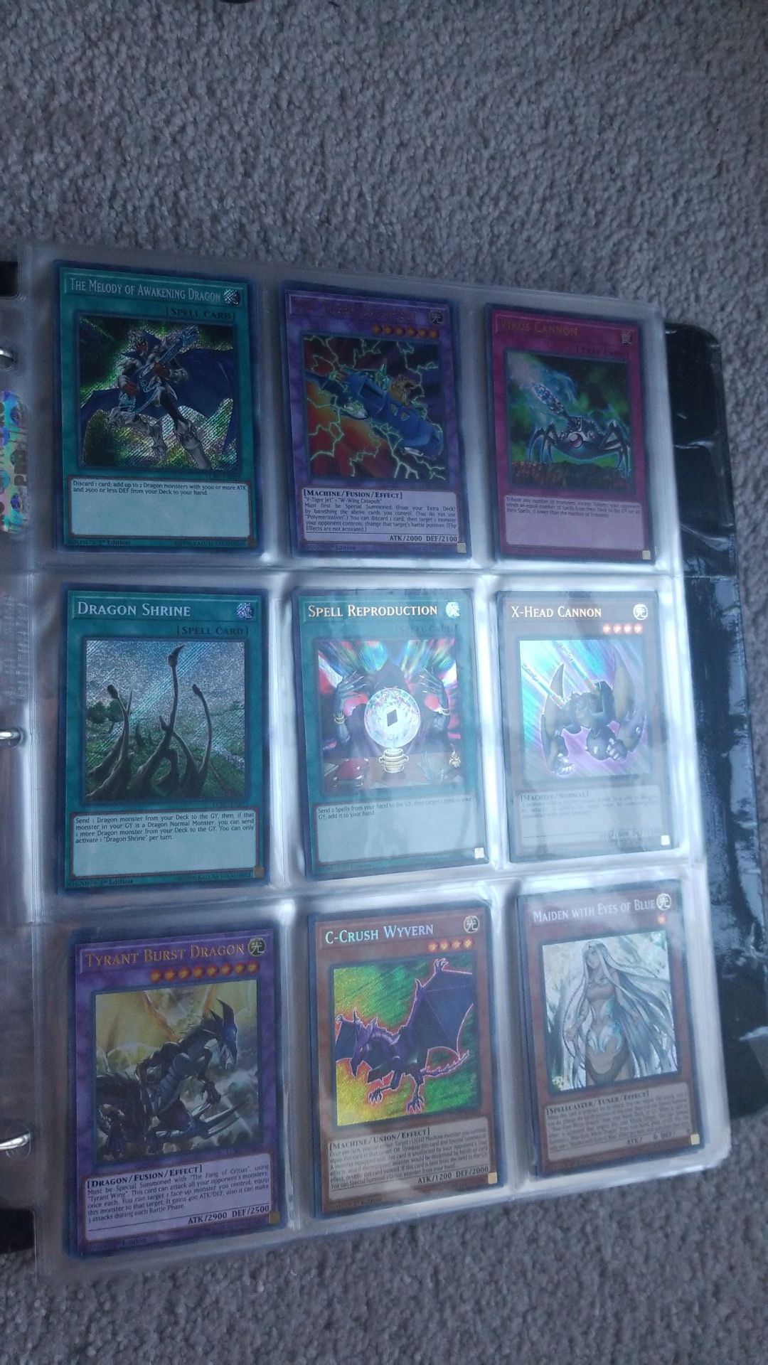 Yu-Gi-Oh binder holos ultimats secrets rares PT4